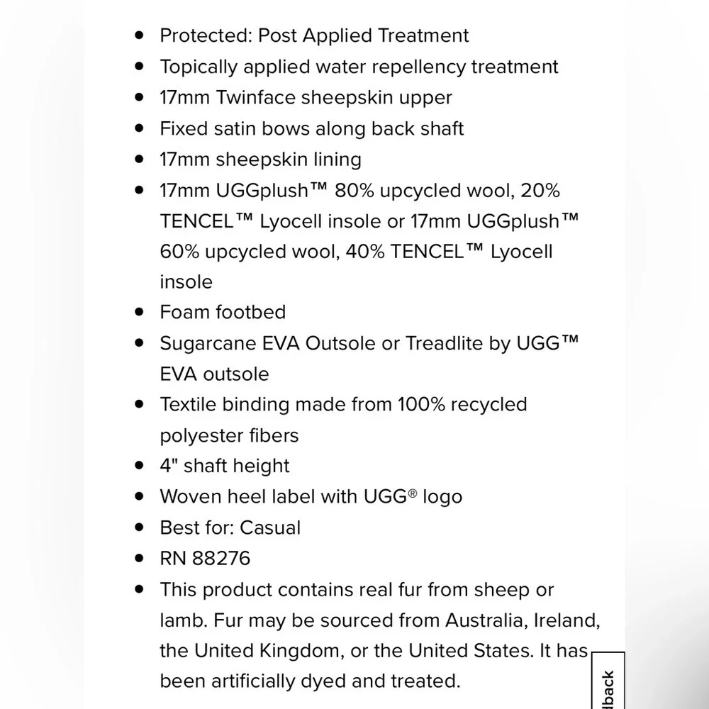 UGGS Bailey Bow Boot faux fur - Picture 12 of 12